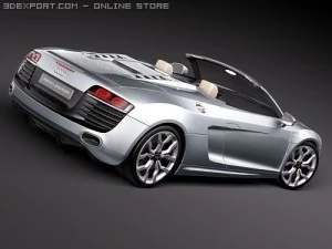 Audi R8 Spyder 3D Model