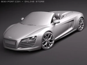 Audi R8 Spyder 3D Model