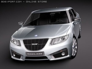 Saab 9-5 Sedan 3D Model
