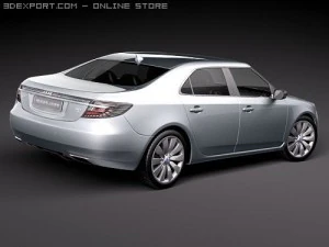 Saab 9-5 Sedan 3D Model