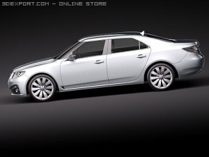 Saab 9-5 Sedan 3D Model
