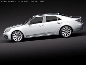 Saab 9-5 Sedan 3D Model