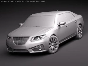 Saab 9-5 Sedan 3D Model