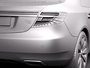 Saab 9-5 Sedan 3D Model