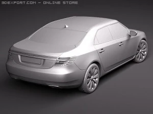 Saab 9-5 Sedan 3D Model