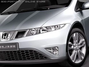 Honda Civic 2010 Europe-Japan 3D Model