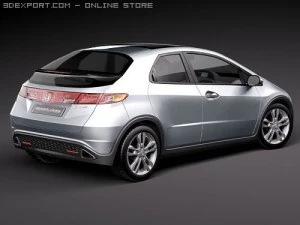 Honda Civic 2010 Europe-Japan 3D Model