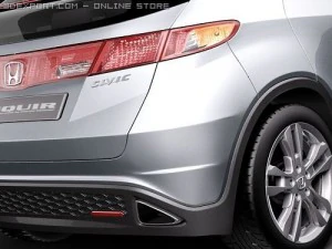 Honda Civic 2010 Europe-Japan 3D Model