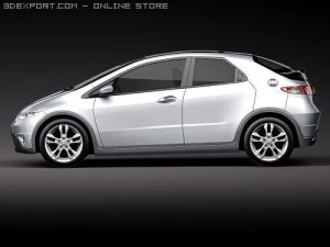 Honda Civic 2010 Europe-Japan 3D Model
