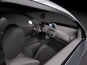 Honda Civic 2010 Europe-Japan 3D Model