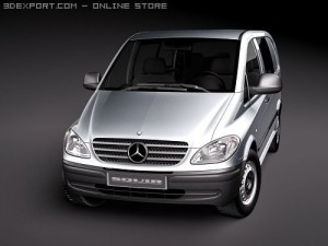 Mercedes-Benz Vito 2009 3D Model