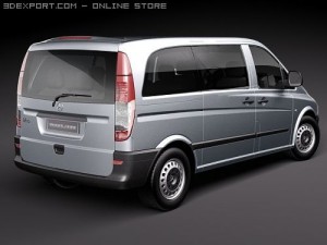 Mercedes-Benz Vito 2009 3D Model