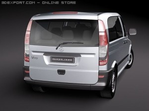 Mercedes-Benz Vito 2009 3D Model