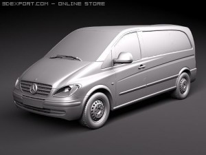 Mercedes-Benz Vito 2009 3D Model