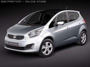 Kia Venga Hatchback 2010 Modello 3D