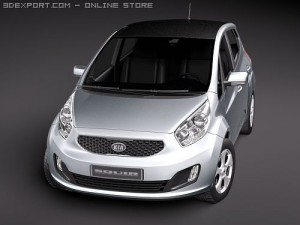 Kia Venga Hatchback 2010 Modèle 3D