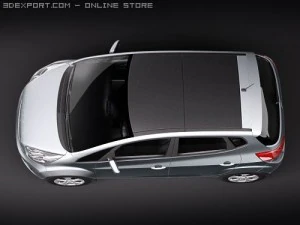 Kia Venga Hatchback 2010 3D Model