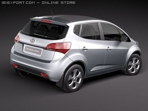 Kia Venga Hatchback 2010 Modèle 3D