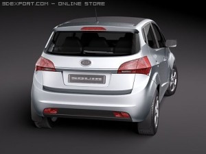 Kia Venga Hatchback 2010 Modèle 3D