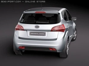 Kia Venga Hatchback 2010 3D Model