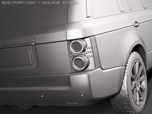 Range Rover 2010 3D Model