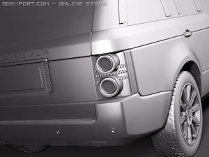 Range Rover 2010 3D Model