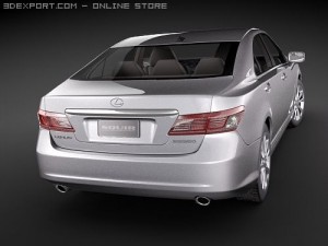 Lexus ES 350 2010 3D Model