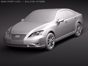 Lexus ES 350 2010 3D Model