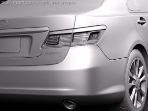 Lexus ES 350 2010 3D Model
