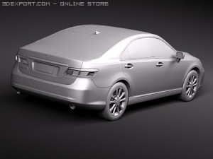 Lexus ES 350 2010 3D Model