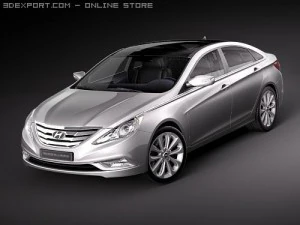 Hyundai YF Sonata I45 2010 3D Model