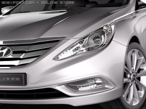 Hyundai YF Sonata I45 2010 3D Model