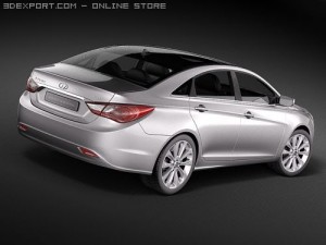 Hyundai YF Sonata I45 2010 3D Model