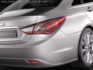 Hyundai YF Sonata I45 2010 3D Model