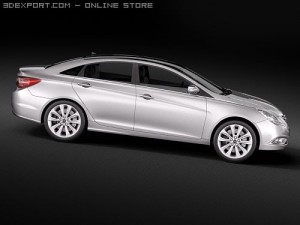 Hyundai YF Sonata I45 2010 3D Model