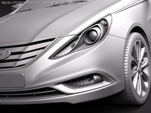 Hyundai YF Sonata I45 2010 3D Model