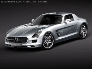 Mercedes-Benz SLS 2011 3D Model