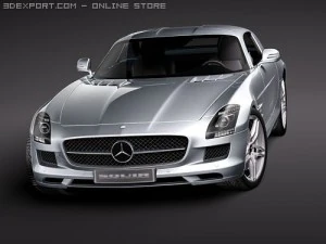 Mercedes-Benz SLS 2011 3D Model
