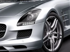 Mercedes-Benz SLS 2011 3D Model