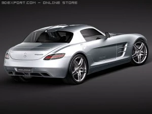 Mercedes-Benz SLS 2011 3D Model