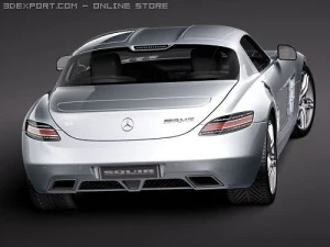 Mercedes-Benz SLS 2011 3D Model