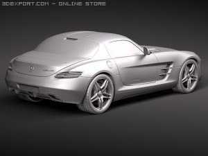 Mercedes-Benz SLS 2011 Modèle 3D