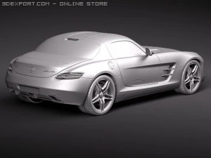 Mercedes-Benz SLS 2011 3D Model