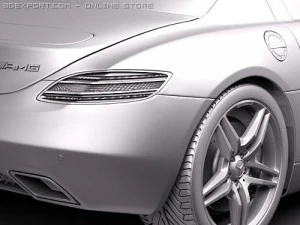 Mercedes-Benz SLS 2011 3D Model