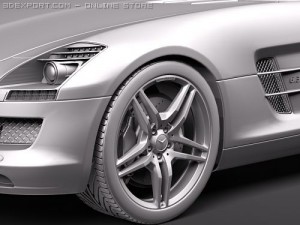 Mercedes-Benz SLS 2011 Modèle 3D