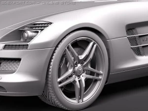 Mercedes-Benz SLS 2011 3D Model