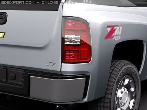 Chevrolet Silverado 2500hd Extended Cab 2010 3D Model