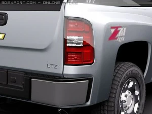 Chevrolet Silverado 2500hd Extended Cab 2010 3D Model
