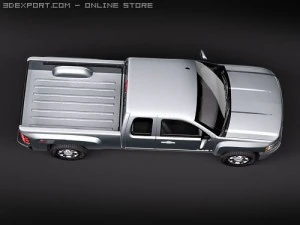 Chevrolet Silverado 2500hd Extended Cab 2010 3D Model