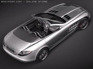 Mercedes-Benz SLR Mclaren Roadster 722s Modello 3D